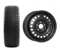 roata completa i30 anvelopa kumho senzor Roata completa Hyundai i30 janta otel ALCAR 6595 6.5x16 + anvelopa Iarna Kumho WP51 WinterCraft 205/55 R16 91T